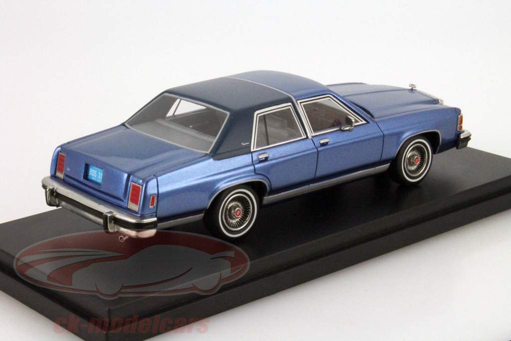 Ford LTD Crown Victoria Год 1987 синий металлик 1:43 BoS Models