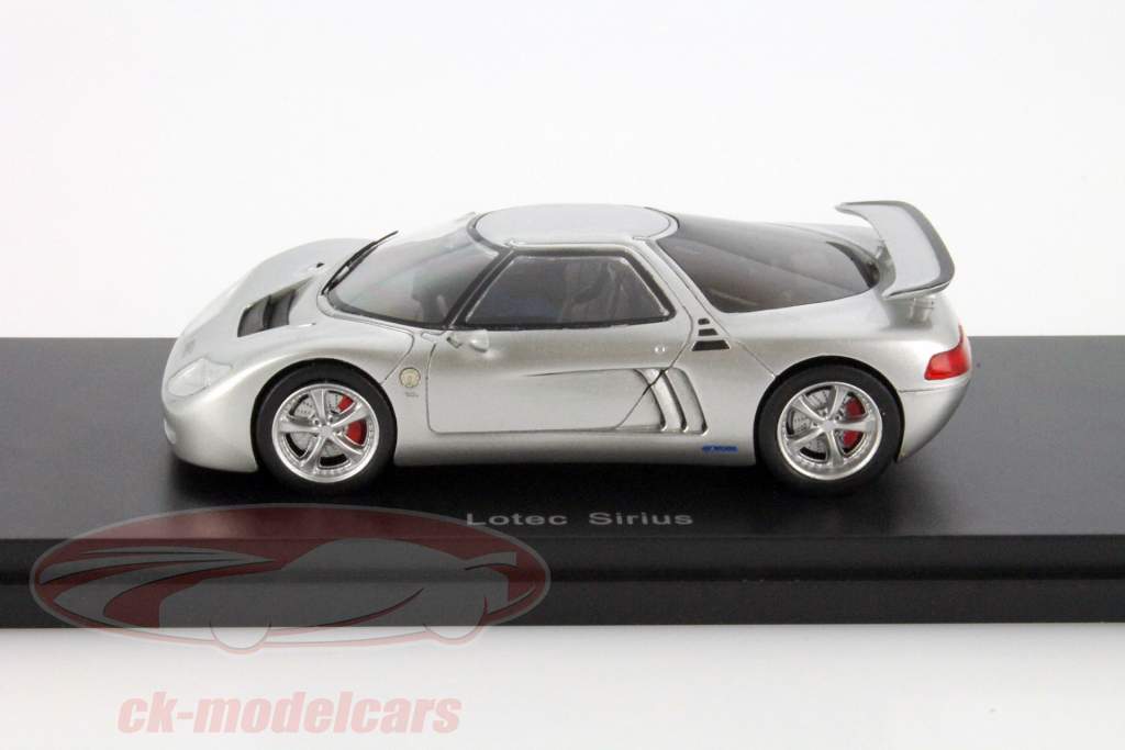 Lotec Sirius Année 2000 argent 1:43 Bos Models