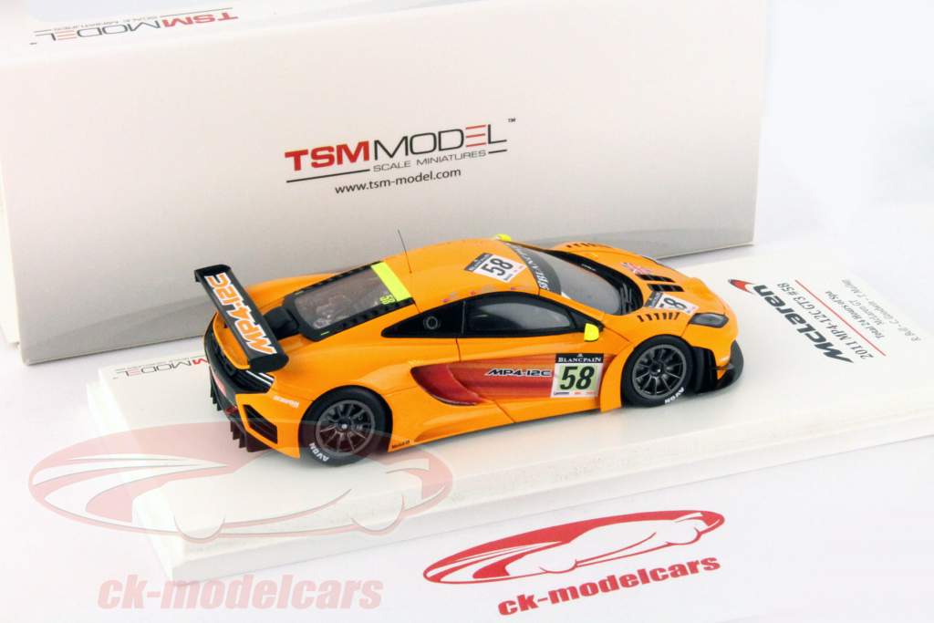 McLaren MP4-12C GT3 N° 58 24h Spa 2011 Bell, Goodwin, Mullen 1:43 TrueScale