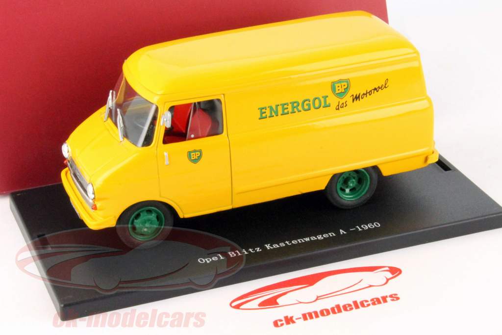 Opel Blitz Фургон A Год 1960 BP Energol желтый 1:43 Starline