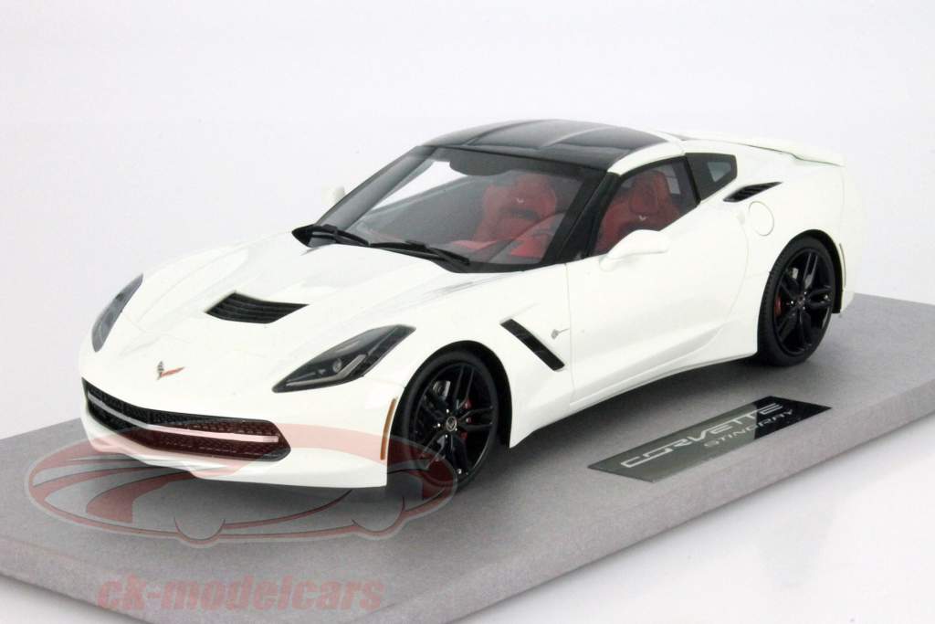 Chevrolet Corvette Stingray C7〜 年 2014 北極圏 白 1:18 BBR