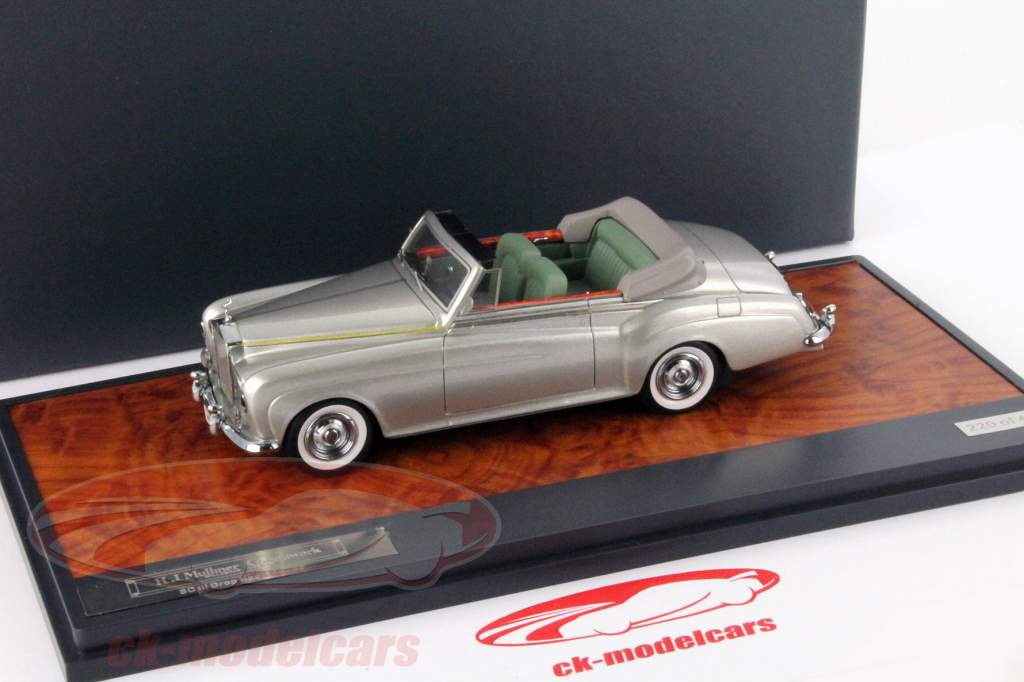 Rolls Royce SC 3 DHC Mulliner Cabriolet Année 1963 argent 1:43 Matrix