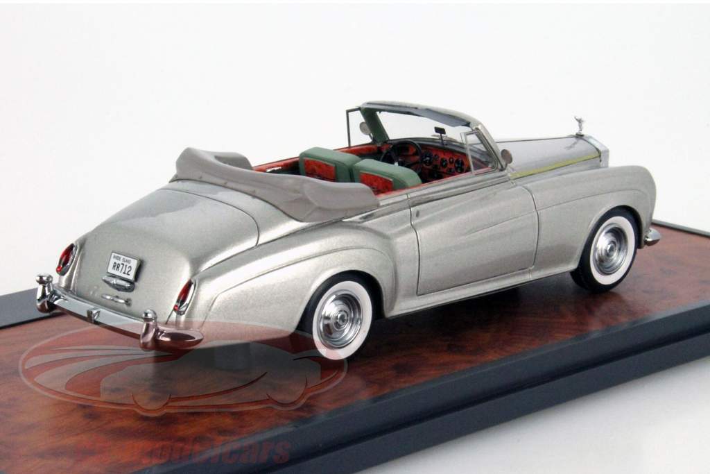 Rolls Royce SC 3 DHC Mulliner Cabriolet Année 1963 argent 1:43 Matrix