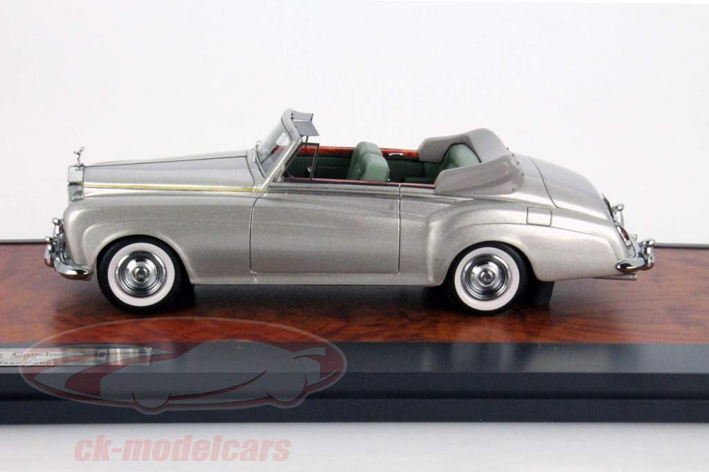 Rolls Royce SC 3 DHC Mulliner Cabriolet Année 1963 argent 1:43 Matrix
