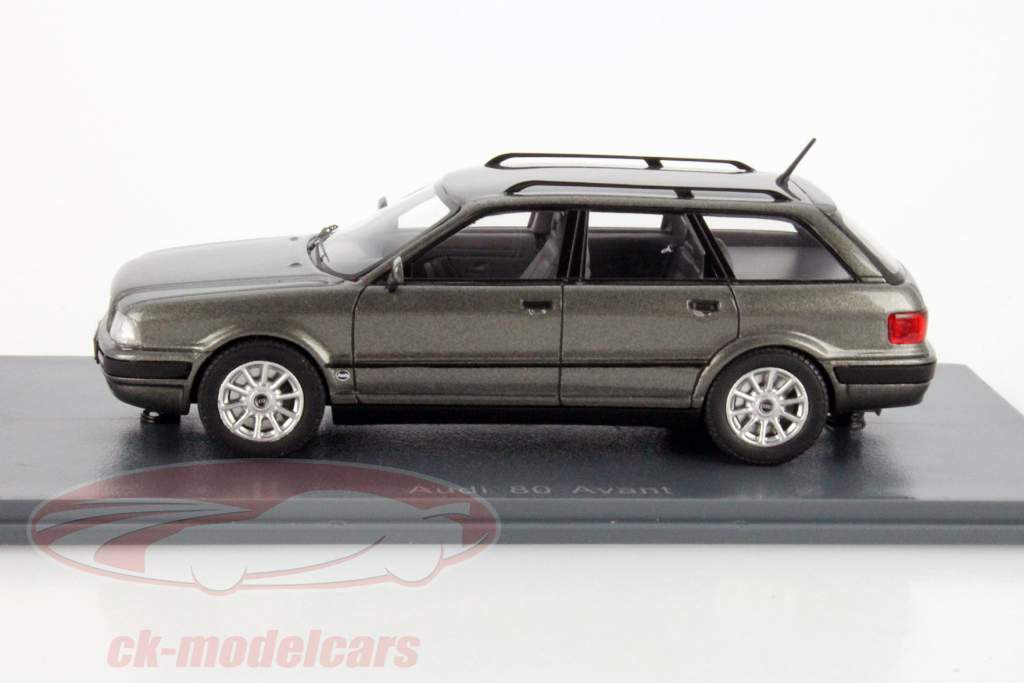 Audi 80 Avant 深灰色 金属的 1:43 Neo