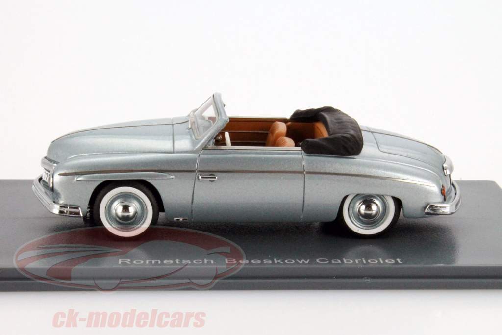 Volkswagen VW Rometsch Beeskow Cabriolé prata metálico 1:43 Neo