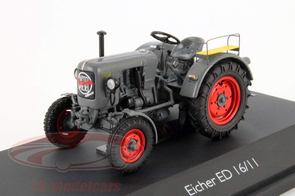 Eicher ED 16/11 Tractor gris / rojo 1:43 Schuco
