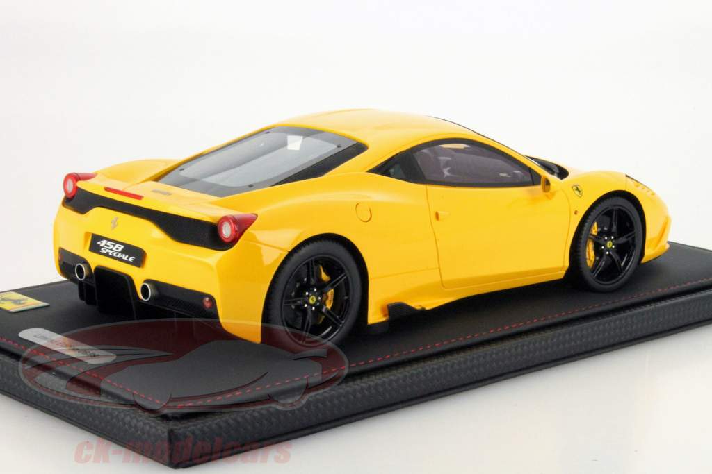 フェラーリ 458 SPECIALE IAA フランクフルト モデナ イエロー 1:18 BBR