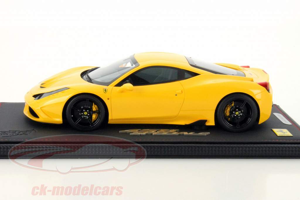 フェラーリ 458 SPECIALE IAA フランクフルト モデナ イエロー 1:18 BBR