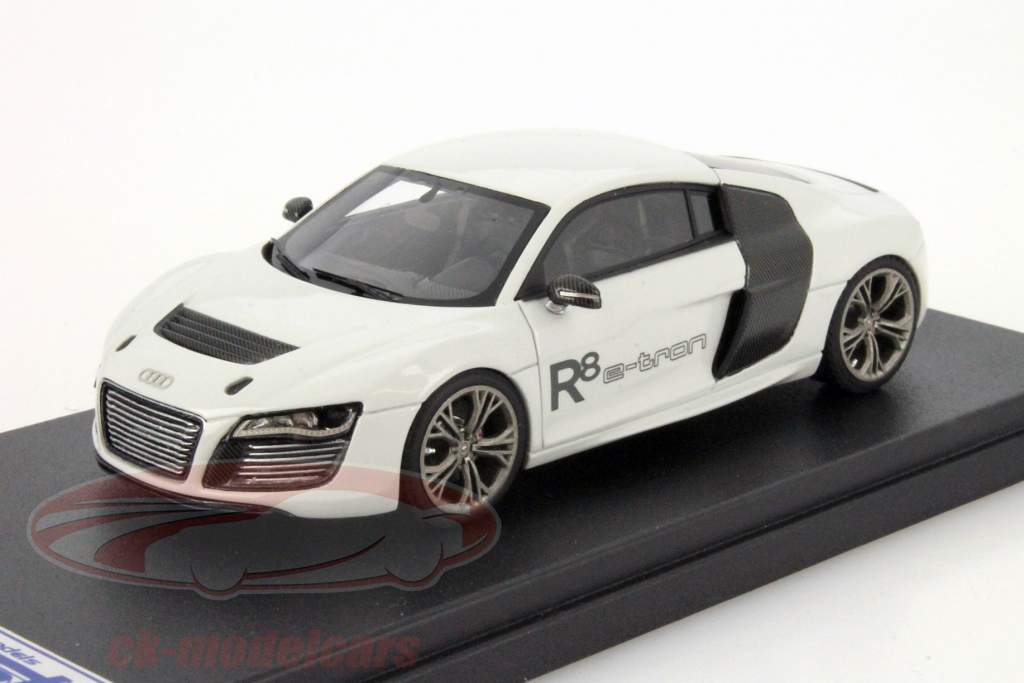 Audi R8 e-tron glacier blanc 1:43 LookSmart