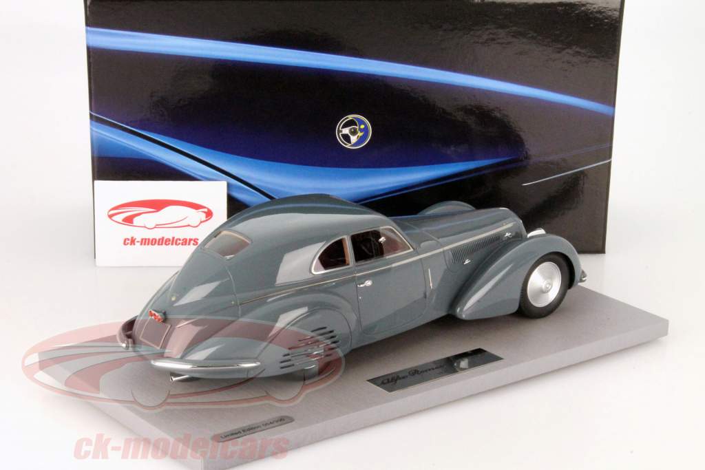 阿尔法 Romeo 8C 2900 B Lungo 年 1937 灰色 介绍 沙龙 巴黎 1:18 BBR