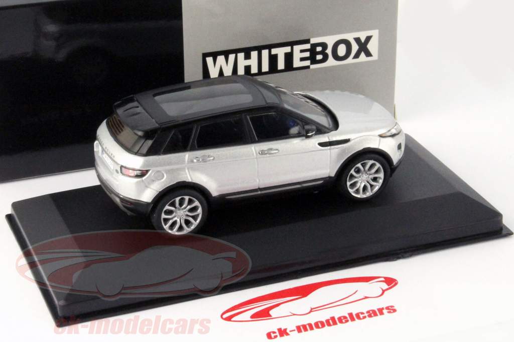 Land Rover Range Rover Evoque Año 2011 plata / negro 1:43 WhiteBox