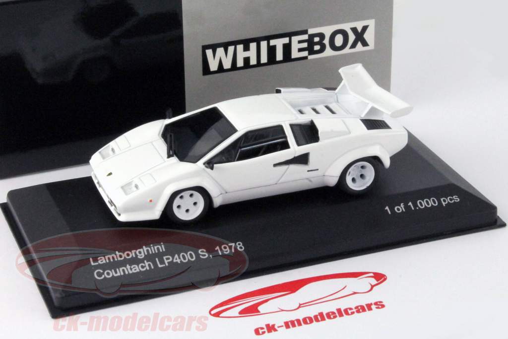 ランボルギーニ カウンタック LP400 S 年 1978 白 1:43 WhiteBoxの