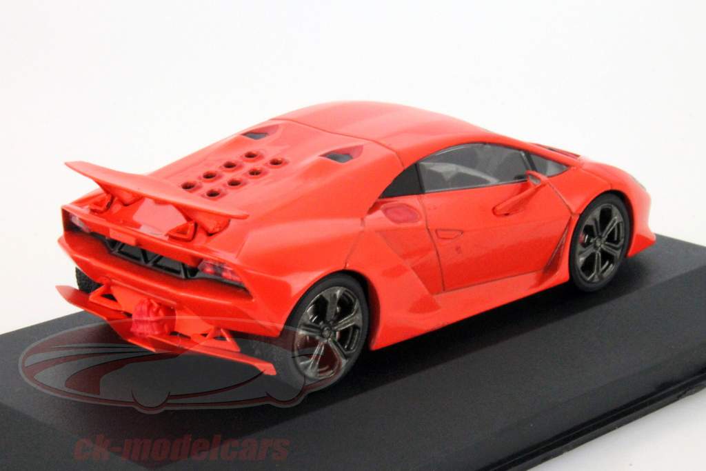 Lamborghini Sesto Elemento Год 2010 Оранжевый 1:43 WhiteBox