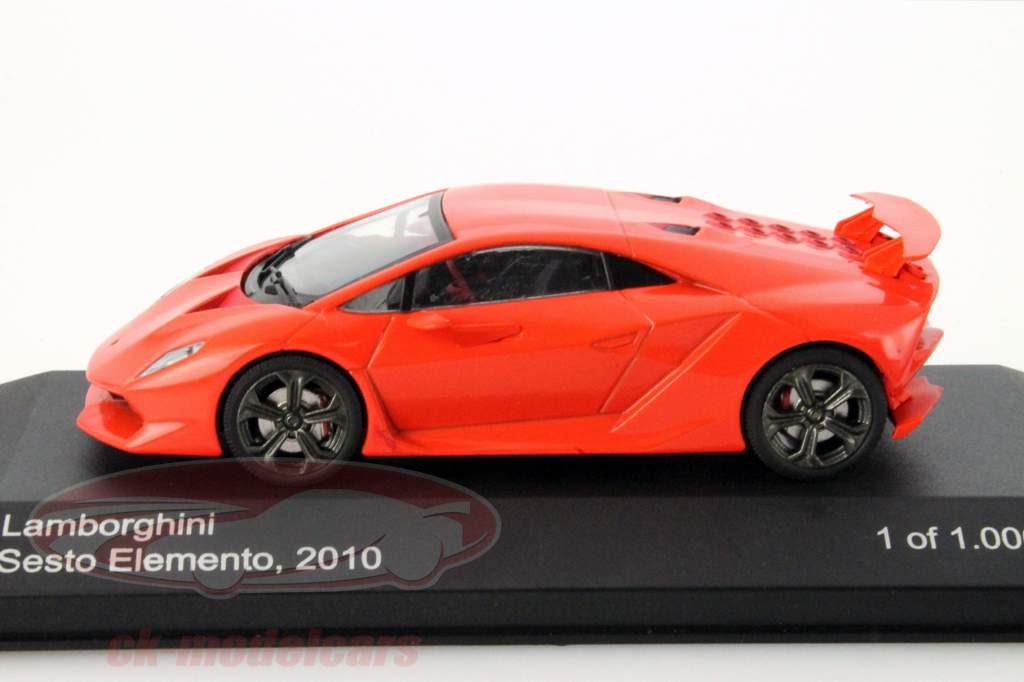 Lamborghini Sesto Elemento Anno 2010 Arancione 1:43 WhiteBox