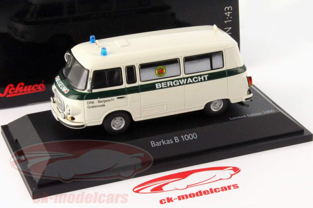 Barkas B 1000 DRK Mountain Rescue Gräfenroda 1:43 Schuco