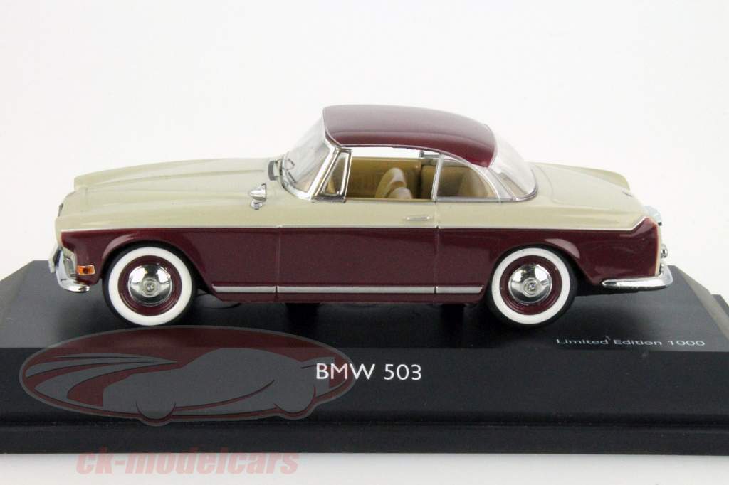 BMW 503 クーペ 赤 / グレー 1:43 Schuco