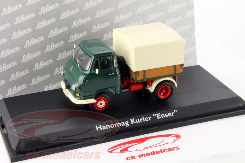 Hanomag Kurier Enser Tractor verde / blanco 1:43 Schuco