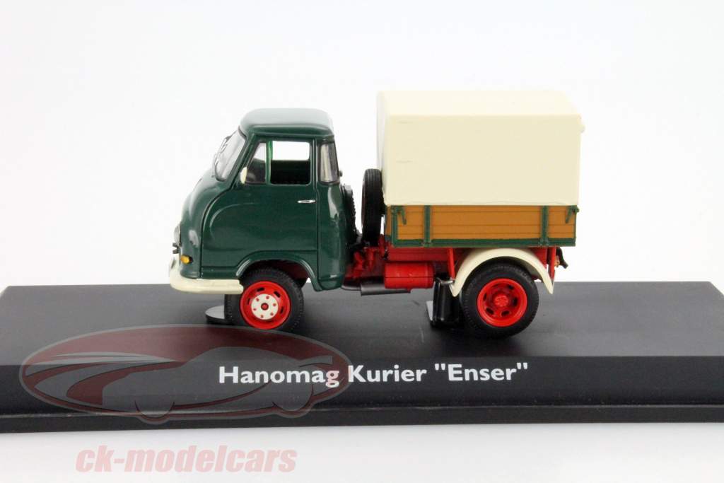 Hanomag Kurier Enser Trator verde / branco 1:43 Schuco