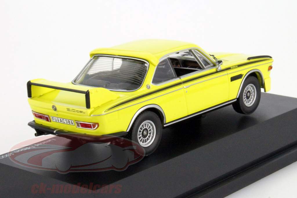BMW 3.0 CSL Versión Racing amarillo 1:43 Schuco