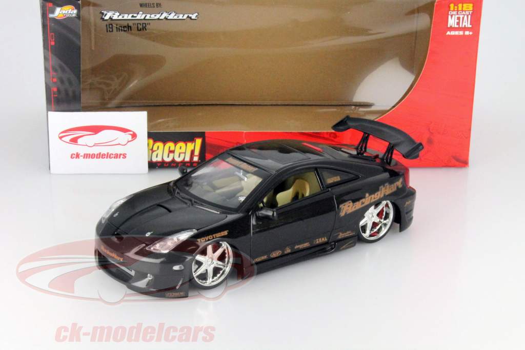Jadatoys 1:18 Toyota セリカ Import Racer 2002 黒 63184bk