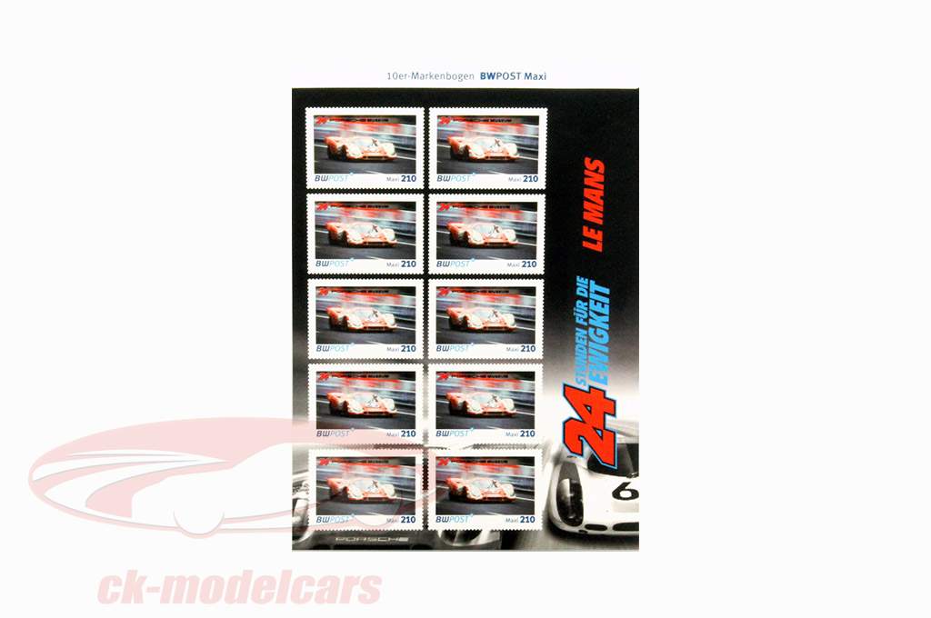 スタンプ：スペシャルエディションポルシェ博物館917Kの＃23 24時間ルマンBWPost