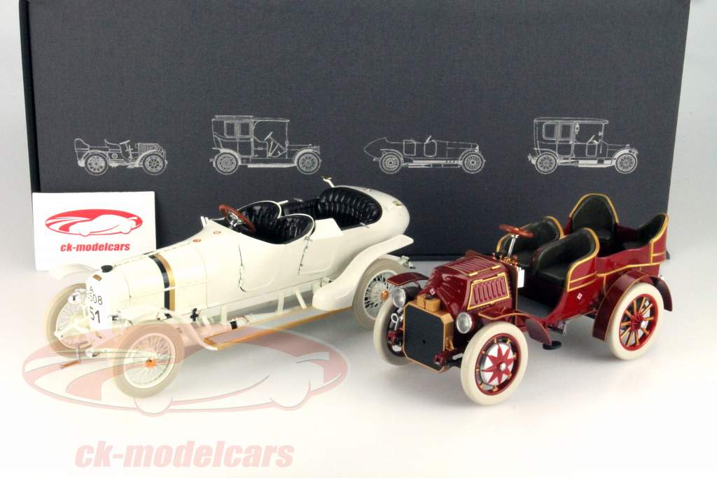 2モデルカーと教授フェルディナンドポルシェ崇高な作品コレクターボックス