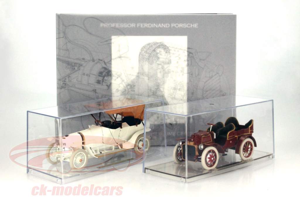 2モデルカーと教授フェルディナンドポルシェ崇高な作品コレクターボックス