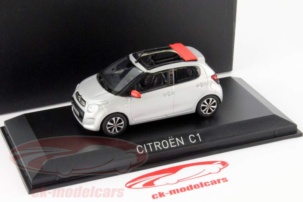 雪铁龙C1 B4 2014年灰色/红色1:43 Norev