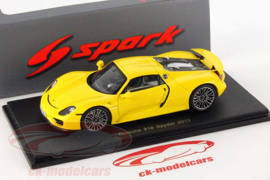 1/43　ポルシェ918　スパイダー　2013　黄色 1/43 ポルシェ918 スパイダー 2013 黄色 THE RAREST 1/43 SCALE