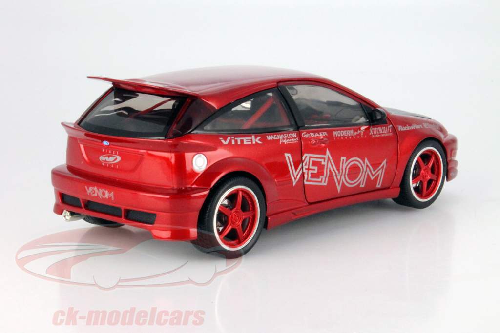 Ford Focus Tuner Version Venom rouge / noir 1:18 HotWheels
