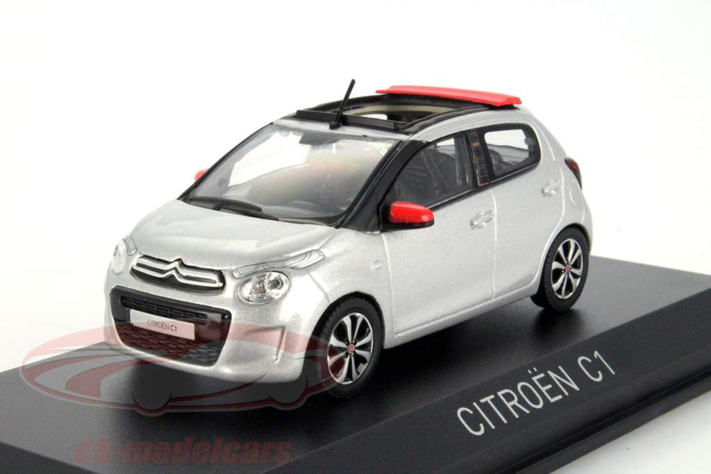 雪铁龙C1 B4 2014年灰色/红色1:43 Norev