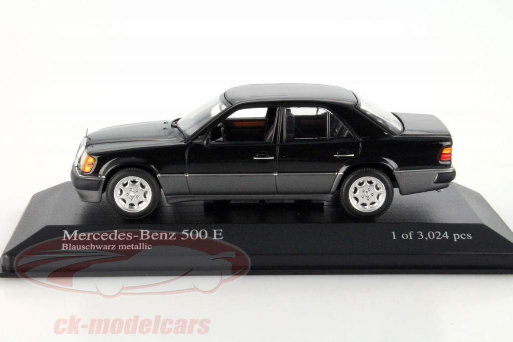 MINICHAMPS メルセデス・ベンツ 500E 🇺🇦 1:43 Mercedes W124 500E V8 E-class Black 124 Wolf