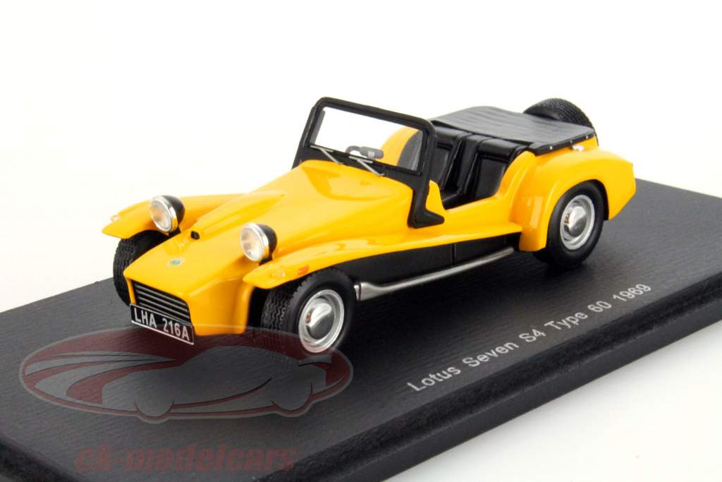 ロータスセブンS4タイプ建設1969黄色午前1時43スパークの60年