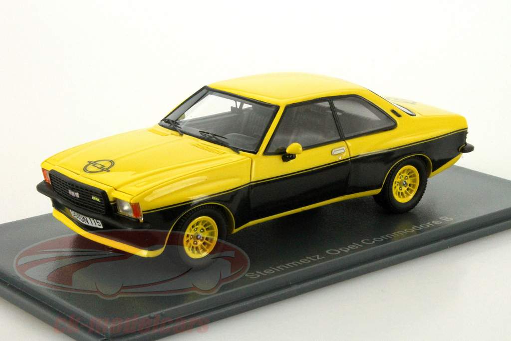 Opel Commodore B Steinmetz gelb / schwarz 1:43 Neo