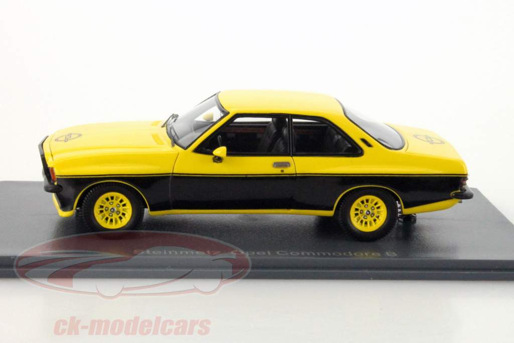 Opel Commodore B Steinmetz gelb / schwarz 1:43 Neo