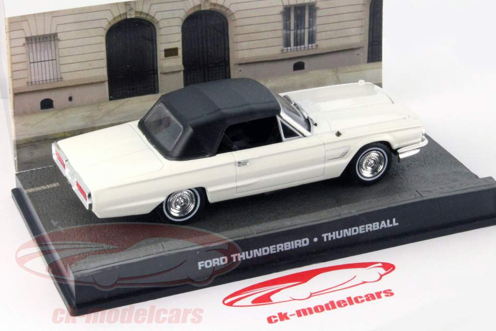 Ford Thunderbird James Bond Фильм Автомобилей Шаровая молния белый 1:43 Ixo