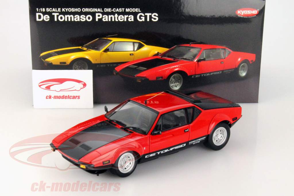 De Tomaso Pantera GTS rosso / nero 1:18 Kyosho