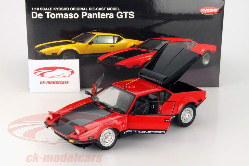 De Tomaso Pantera GTS rot / schwarz 1:18 Kyosho