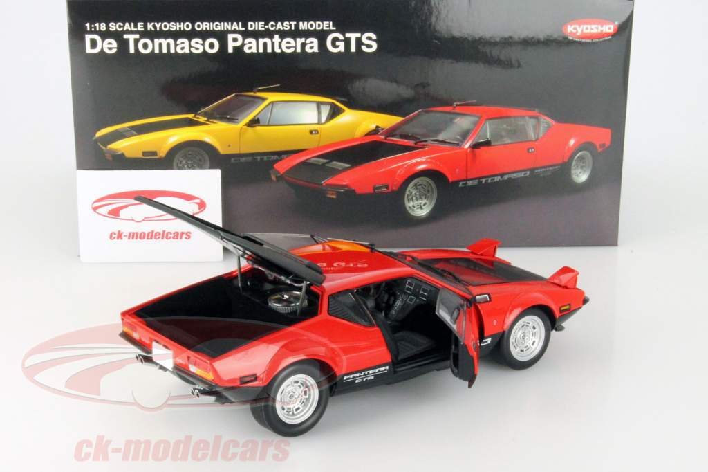 De Tomaso Pantera GTS красный / черный 1:18 Kyosho