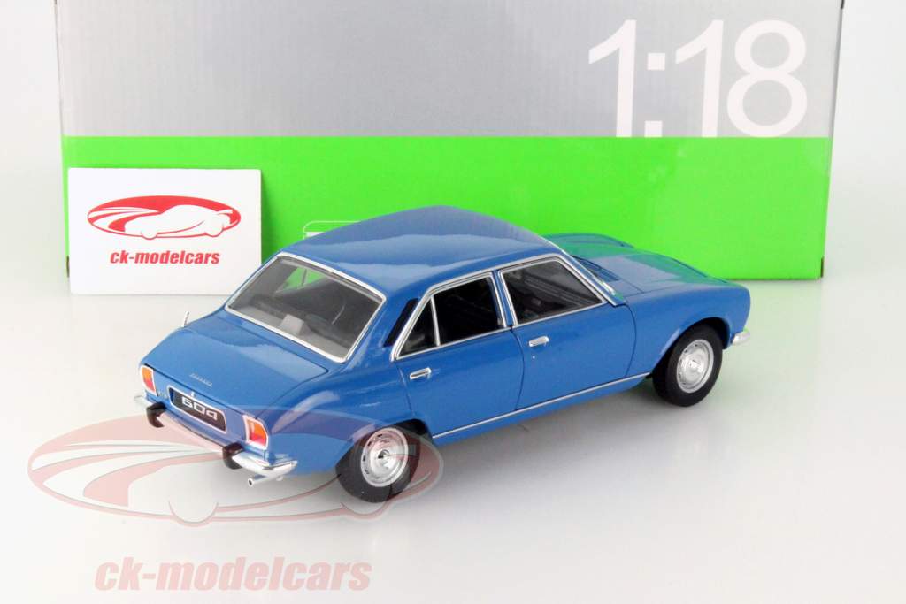 Peugeot 504 Anno 1975 azzurro 1:18 Welly
