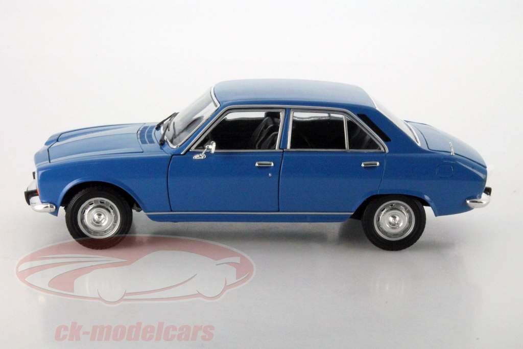 Peugeot 504 Anno 1975 azzurro 1:18 Welly