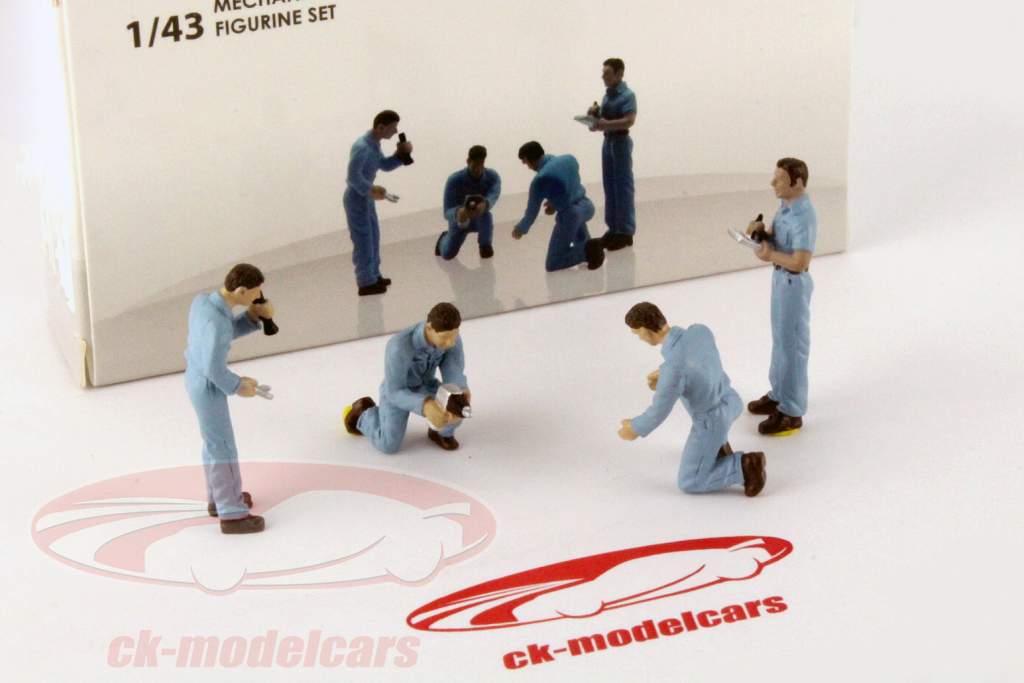 Mécanicien Chiffres Fixé avec 4 Chiffres 1:43 TrueScale