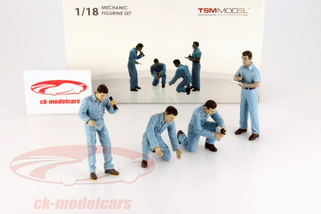 Mechanic Figures Set with 4 Figures 1:18 TrueScale
