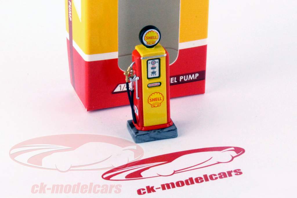 Rétro pompe à essence Shell 1:43 TrueScale