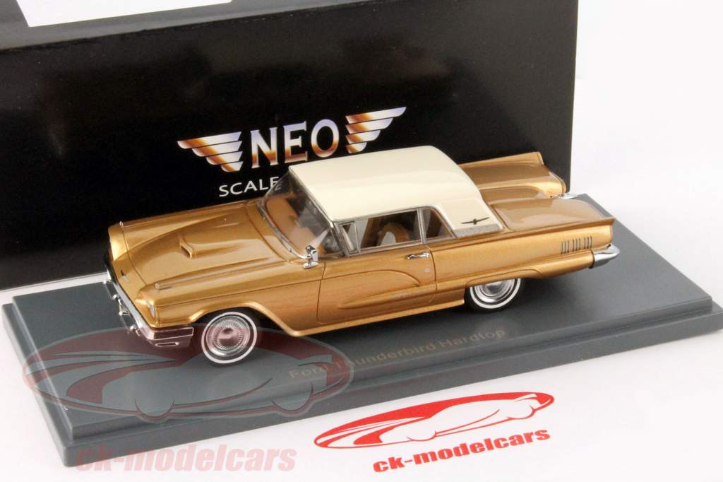 Ford Thunderbird Hardtop guld metallic 1:43 Neo