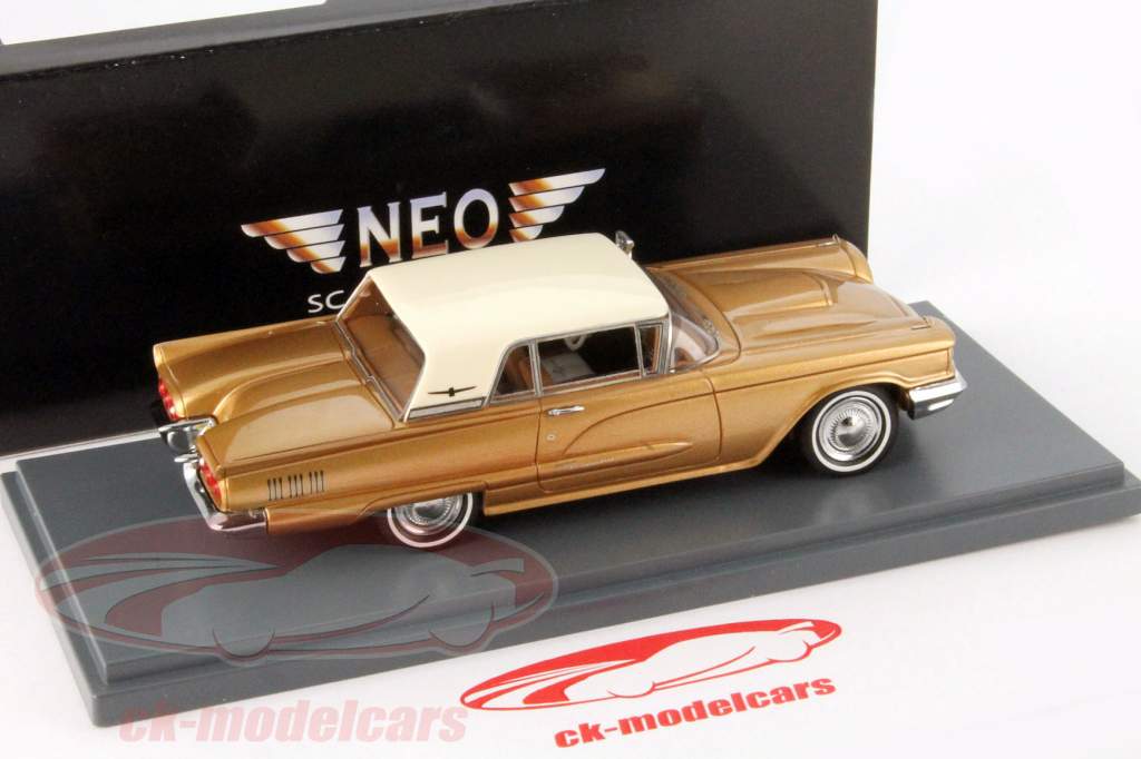 Ford Thunderbird Hardtop guld metallic 1:43 Neo