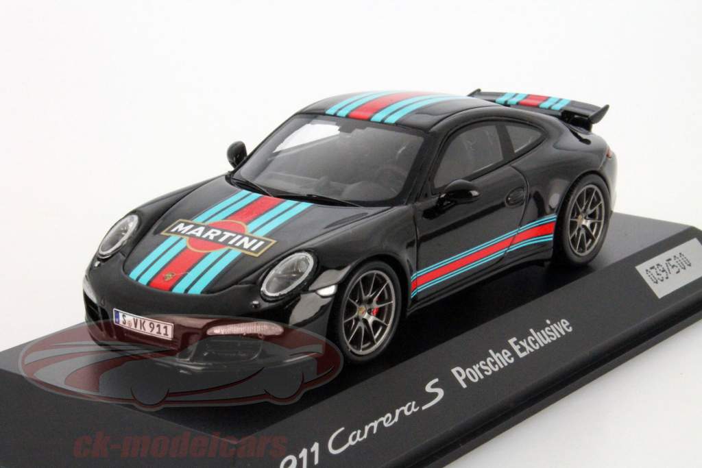 Porsche 911 Carrera S Martini Conception noir 1:43 Spark