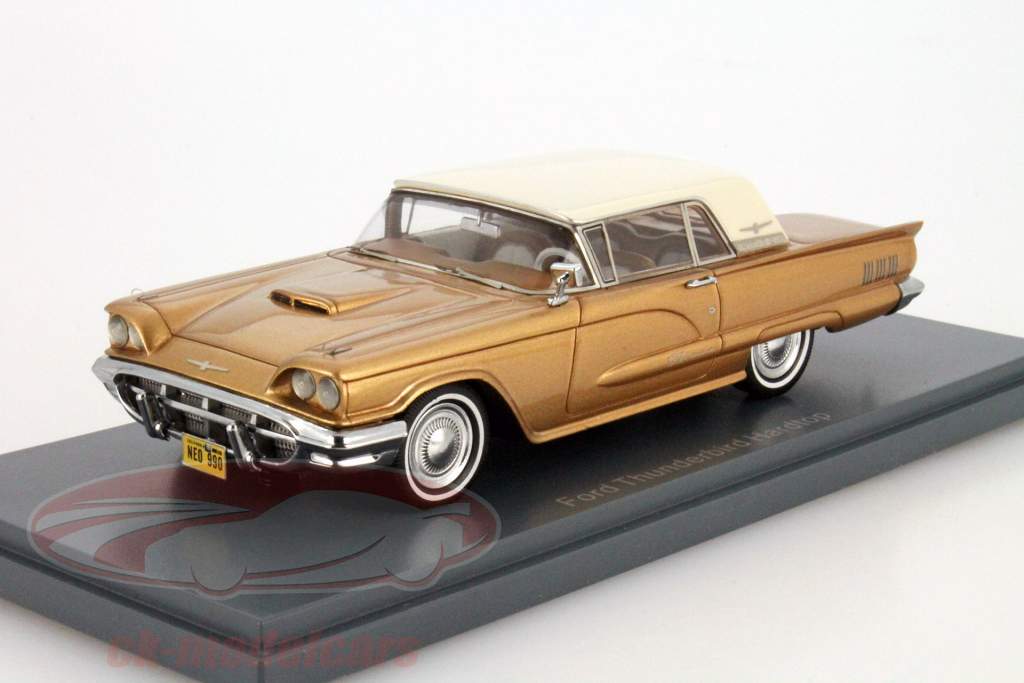 Ford Thunderbird Hardtop guld metallic 1:43 Neo