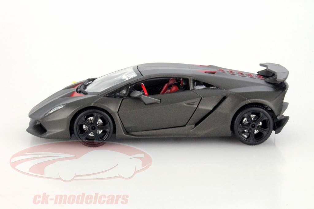 Lamborghini Sesto Elemento gris foncé 1:24 Maisto